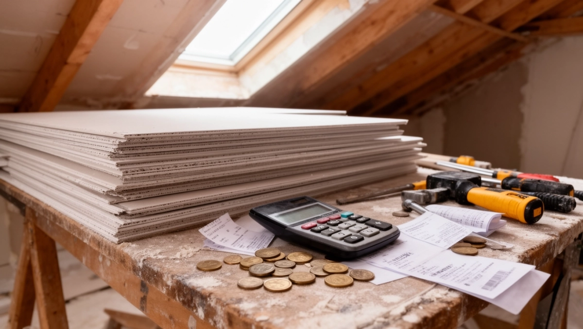 ile kosztuje położenie regipsów na poddaszu