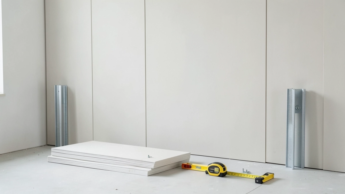 jak postawić ściankę działową z regipsu