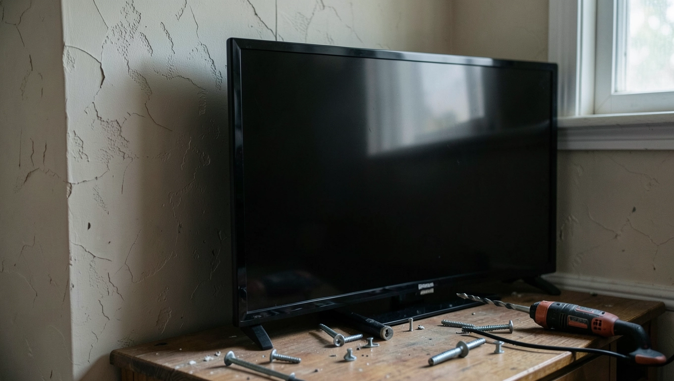 jak powiesić telewizor na ścianie z regipsu