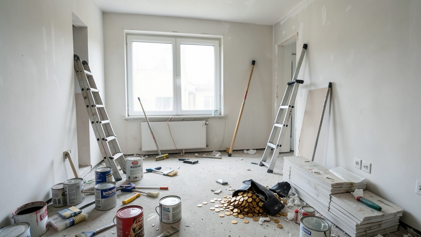 jaki koszt remontu mieszkania 50m2