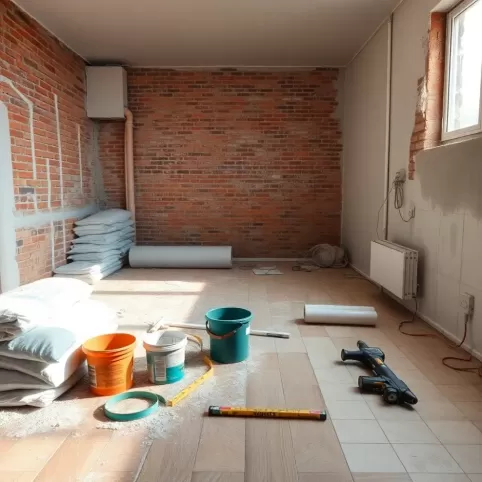 Generalny remont mieszkania 50m2
