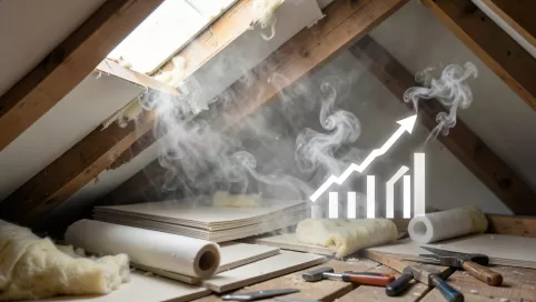 ile kosztuje ocieplenie poddasza z regipsami