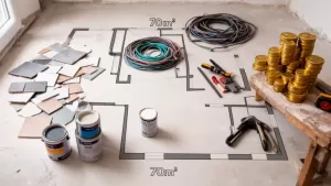 Ile kosztuje remont mieszkania 70m2