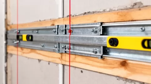 montaż profili pod regipsy