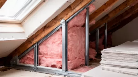 montaż regipsów na poddaszu